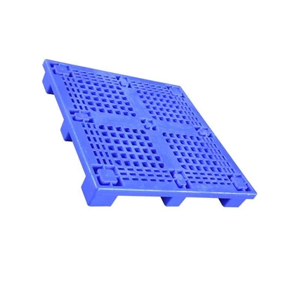 1000 x 1000 carga plástica de las plataformas 0.6T del HDPE azul para la fábrica médica/de la comida