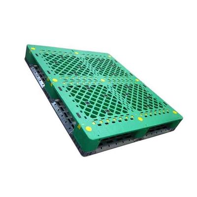 Sola carga dinámica plástica industrial hecha frente verde 1500Kg de las plataformas 48X40