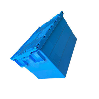 HDPE 600x400 apilable que embala el plástico reciclable azul de la caja logística industrial