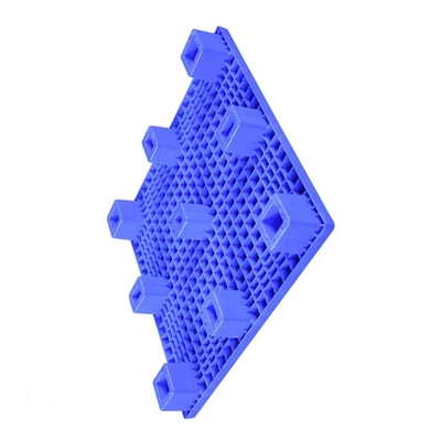 plataforma plana de la inyección de la carga 2000Kg material azul del HDPE de 100 de x 100 cm
