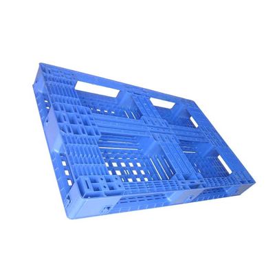Plataformas plásticas del euro azul del polietileno 1200 x 800 corredores del artículo tres