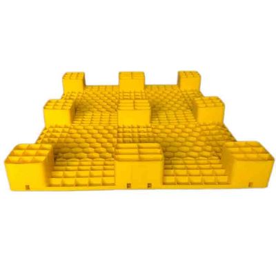 Plataformas plásticas higiénicas de la seguridad biológica taller plástico de 1200 x 1000 plataformas