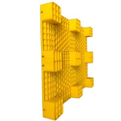 Plataformas plásticas amarillas de Warehouse PP Rackable 1200 x 1000