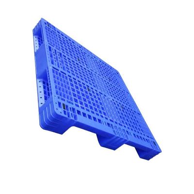 HDPE plástico plano modificado para requisitos particulares azul de la plataforma 1200x1200 de la carga estática
