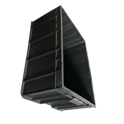 Caja móvil plástica logística plástica 40L de la caja 540*420 del negro del PE ESD