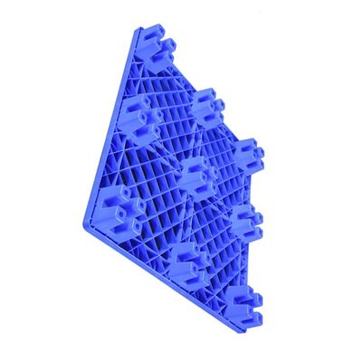 Sola cara PE 1100 x plataforma plástica 1100 para la carga dinámica de Warehouse 600Kg