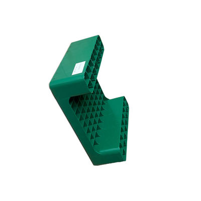Plataforma plástica apilable verde del HDPE 450x350 para el puerto de Warehouse