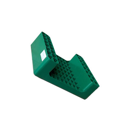 Plataforma plástica apilable verde del HDPE 450x350 para el puerto de Warehouse