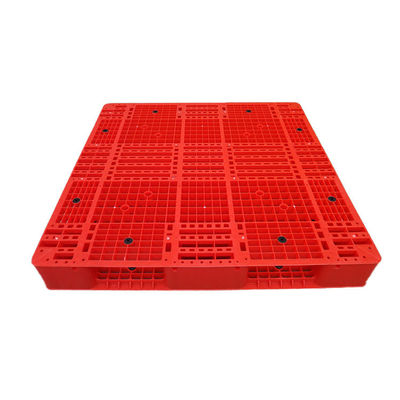 Plataforma plástica apilable roja higiénica 1200x1200 6000Kg del PE para Warehouse