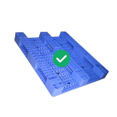 Carga ergonómica de la plataforma 1300x1100 PE 5000Kg de la cubierta abierta higiénica