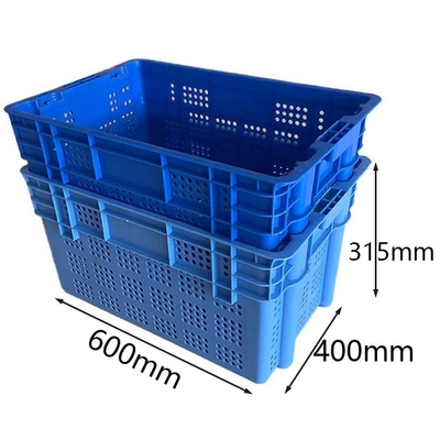 Carga dinámica plástica encajable X.400 50Kg de los cajones 600 para la fruta de las verduras