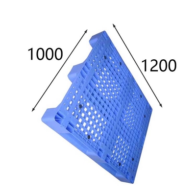 Tormento plano sólido 5000kg de las plataformas plásticas higiénicas del HDPE de la Virgen que apila la carga