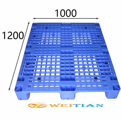 Plataformas plásticas apilables ergonómicas carga estática 1200 x 1000 5500 kilogramos para las carretillas elevadoras
