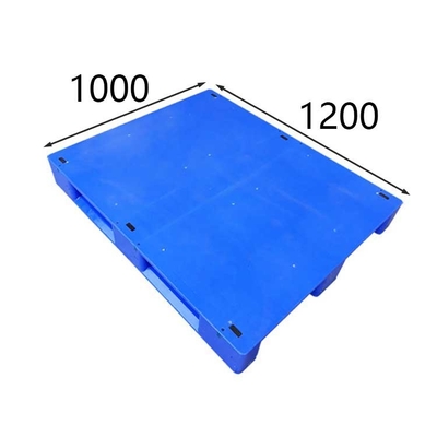 Economía PE 1200 azul x 1000 de la plataforma de la cara del doble del polipropileno para la carretilla elevadora